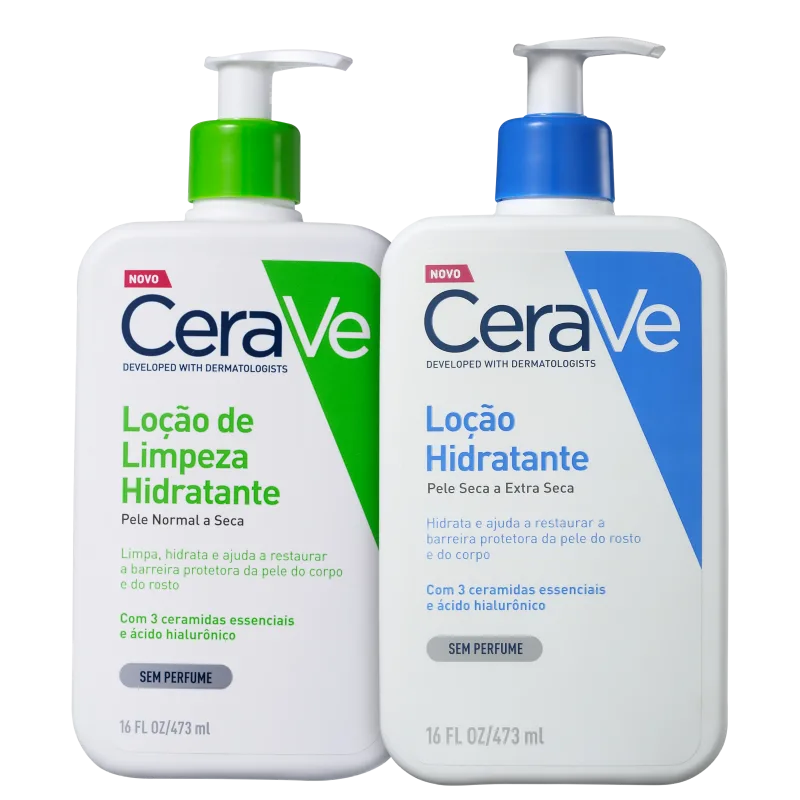 Kit CeraVe Mega Limpeza Hidratante (2 Produtos)