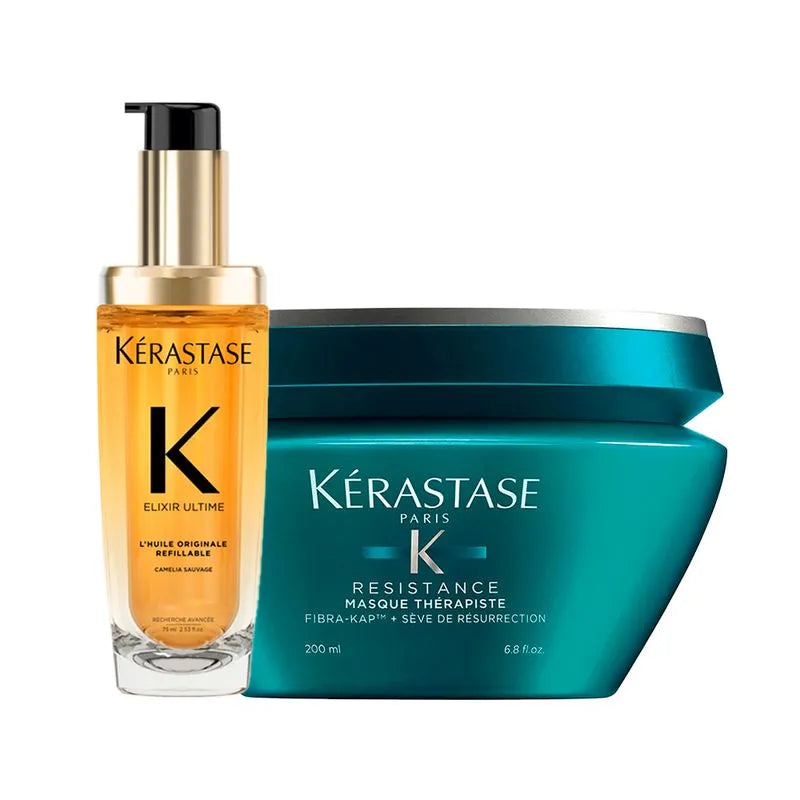 Kit Kérastase Résistance Masque Elixir Ultime L'Huile Originale Refil (2 Produtos)